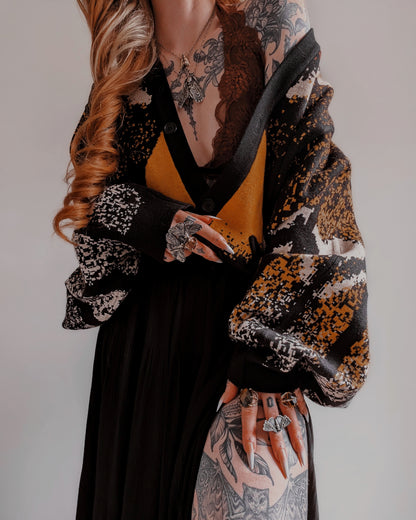 Death's Head Moth Cardigan