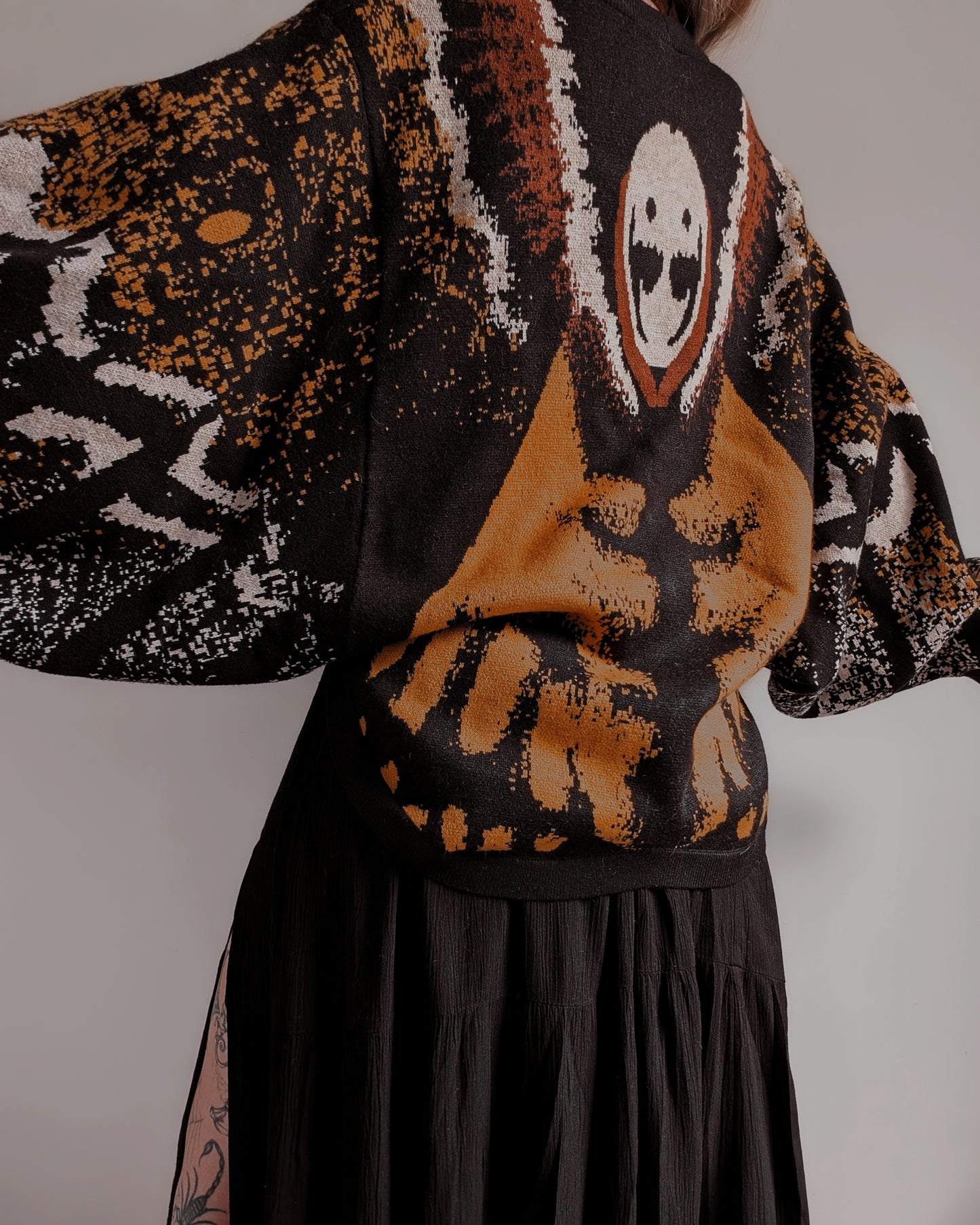 Death's Head Moth Cardigan