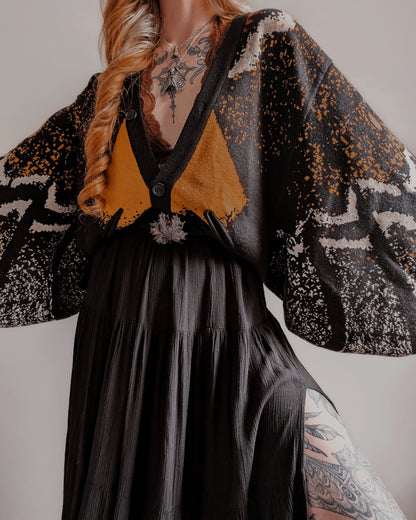 Death's Head Moth Cardigan