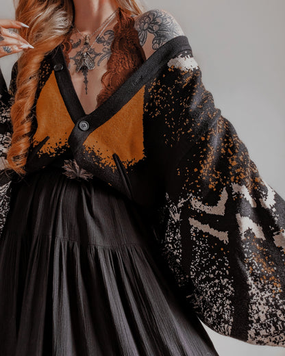 Death's Head Moth Cardigan