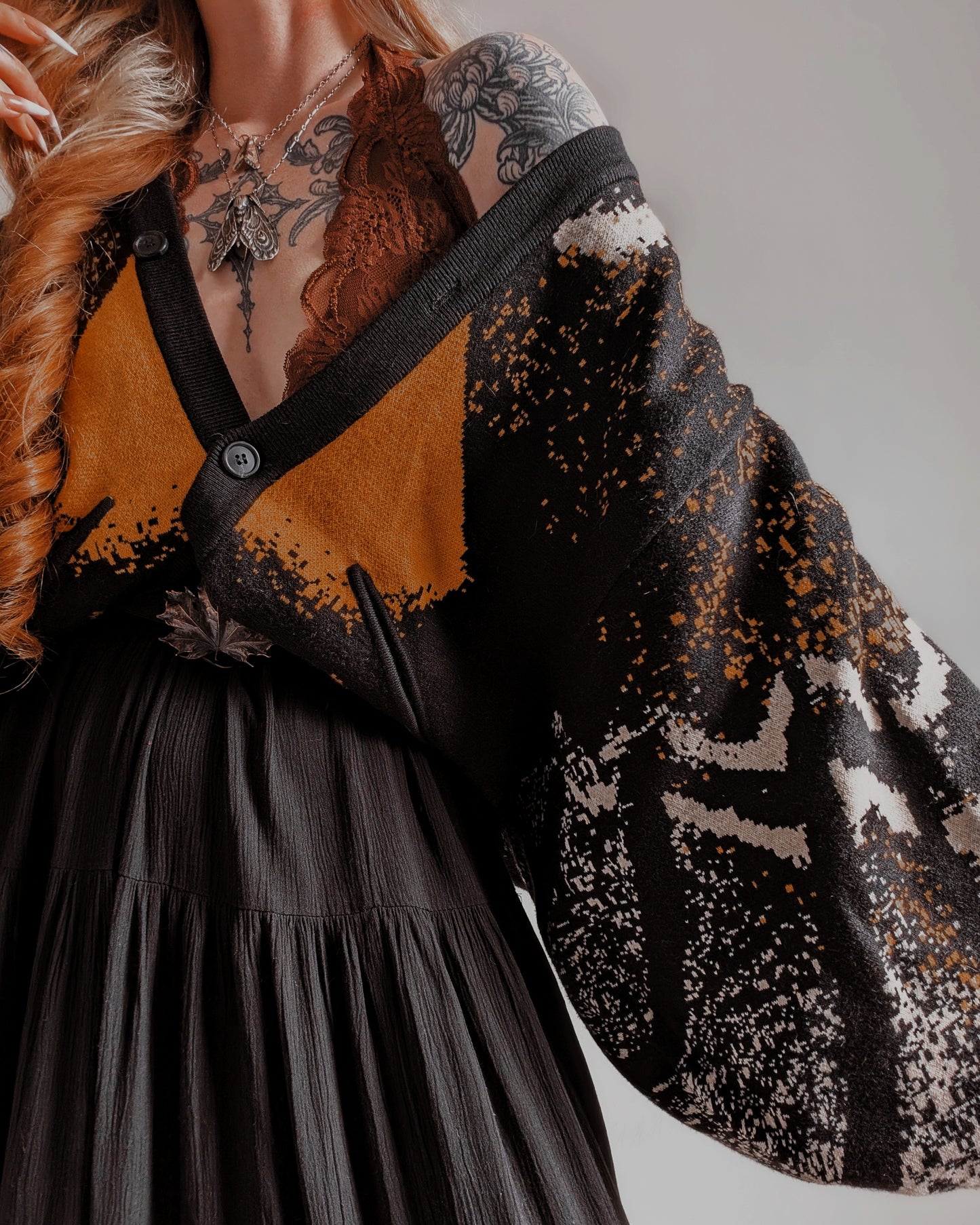 Death's Head Moth Cardigan