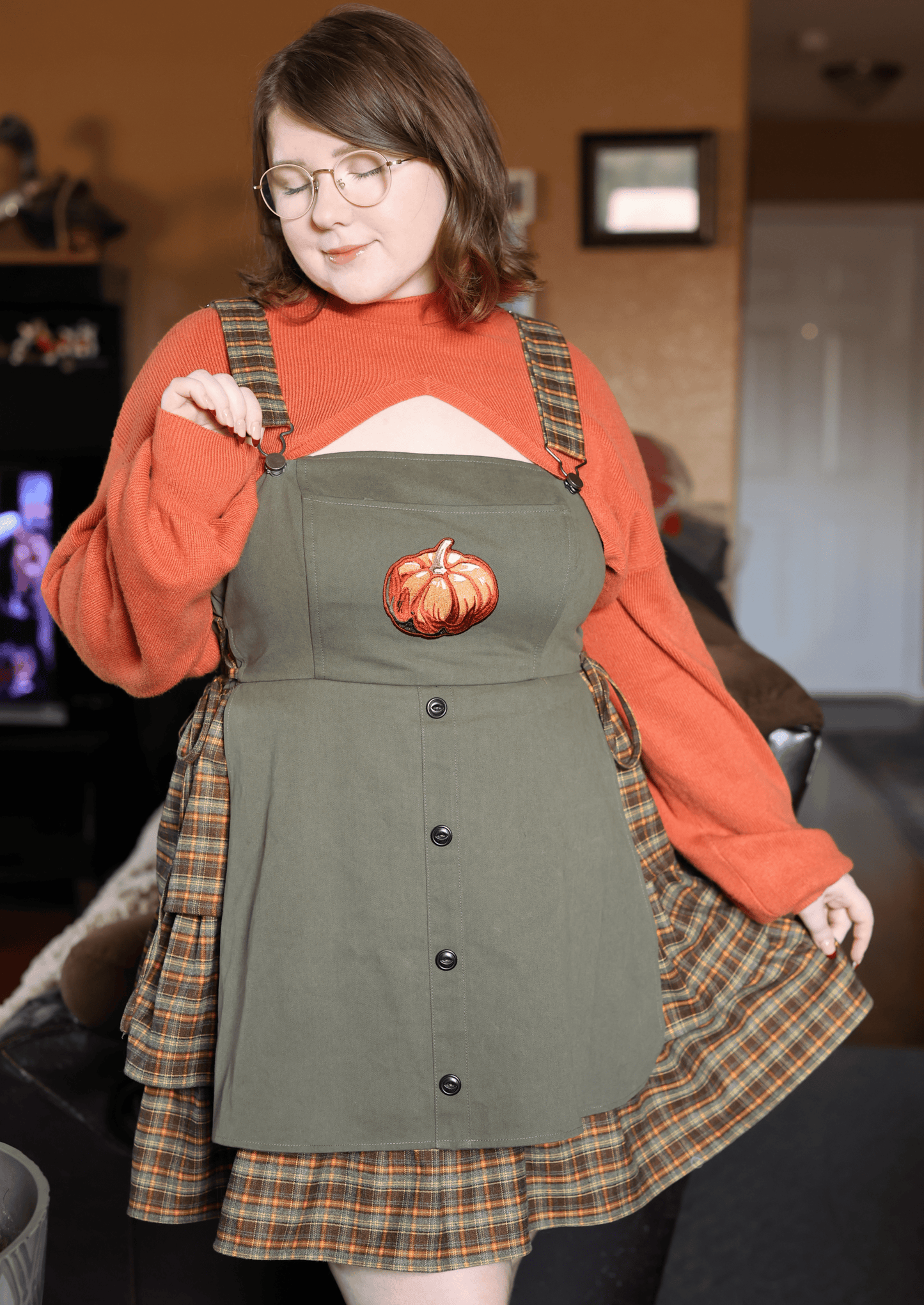 (Pre-Order) Pumpkin Patch Pinafore