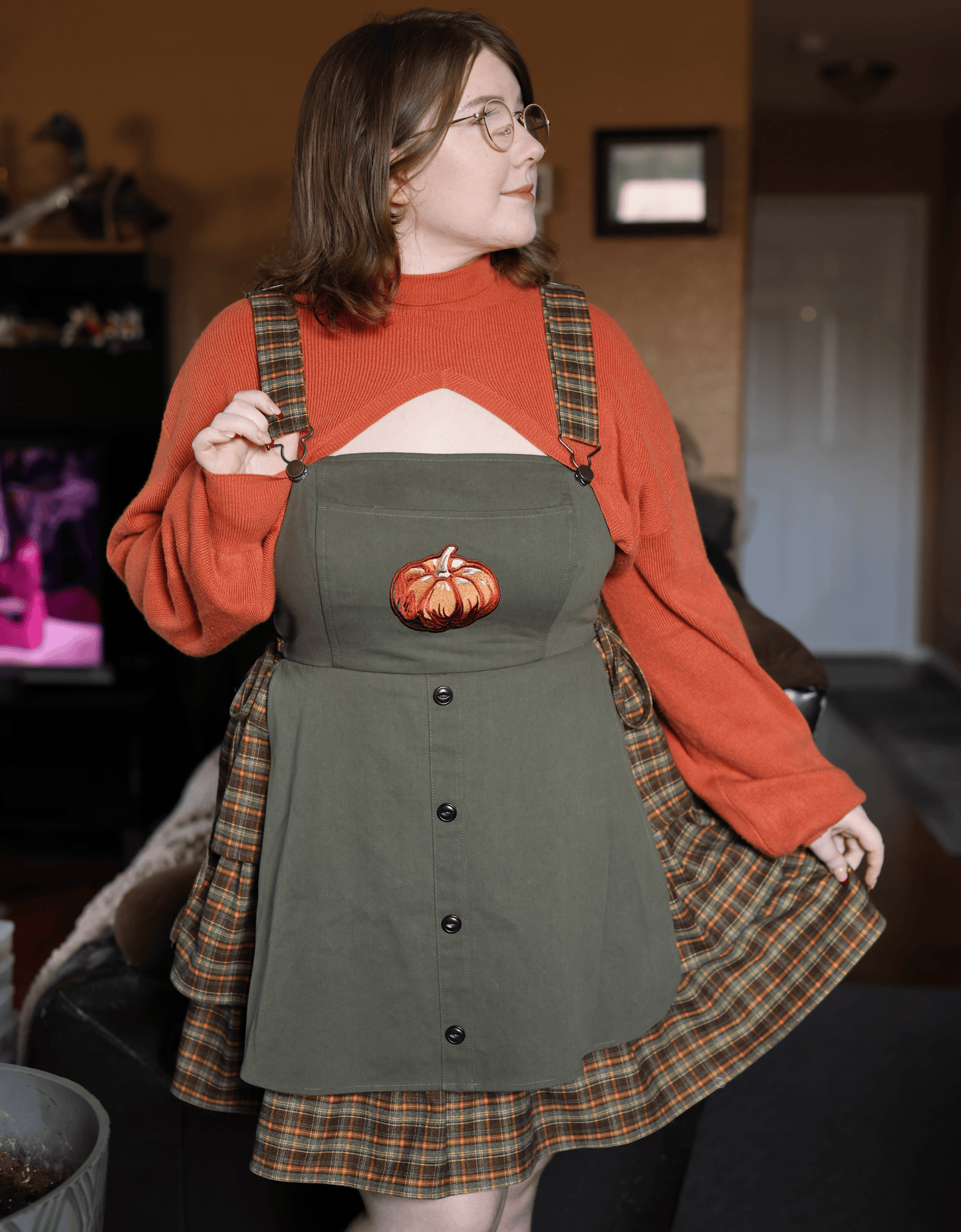 (Pre-Order) Pumpkin Patch Pinafore