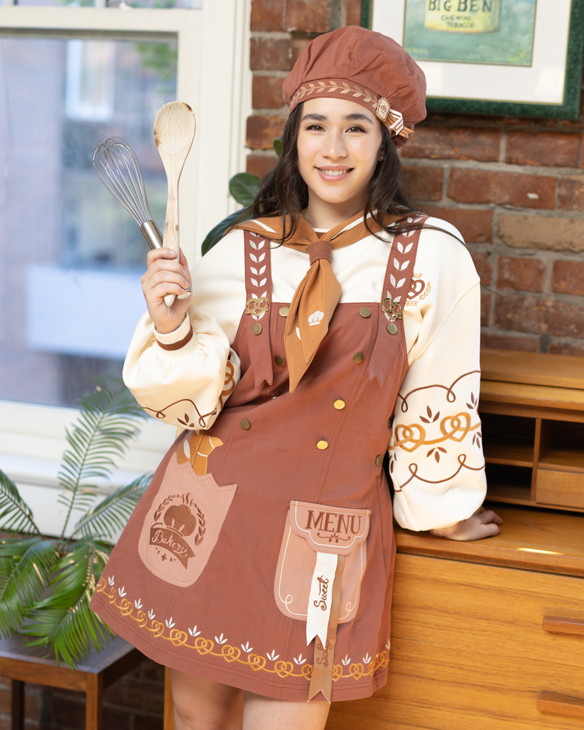 (Pre-Order) Baker's Overalls Dress (100% Cotton)