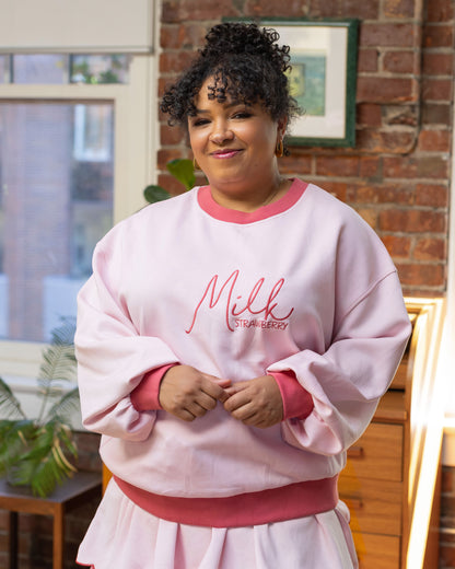 (LIMITED Pre-Order) Strawberry Milk Sweater