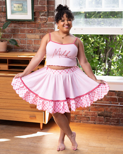 (LIMITED Pre-Order) Strawberry Milk Skirt