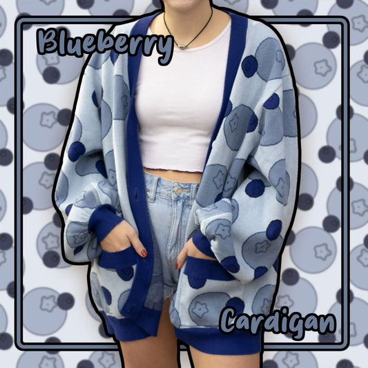 Blueberry Cardigan - Mochipan