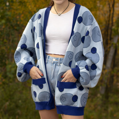 Blueberry Cardigan - Mochipan