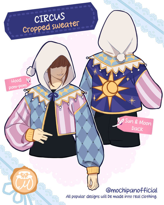 (Interest Check) Circus Cropped Sweater (Coming Soon)