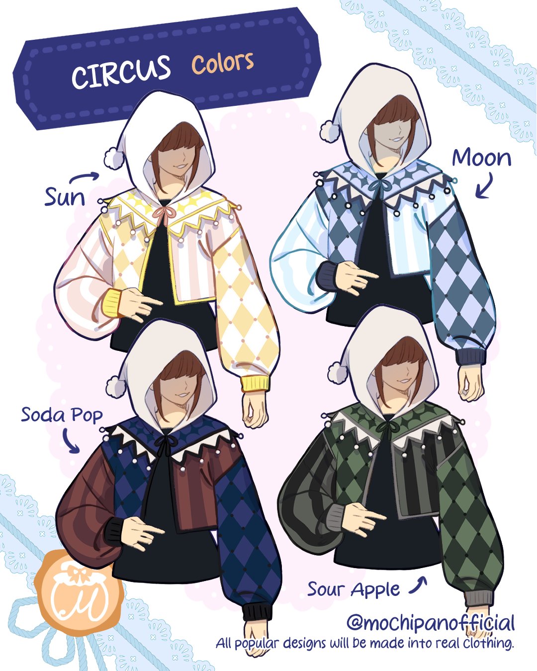 (Interest Check) Circus Cropped Sweater (Coming Soon)