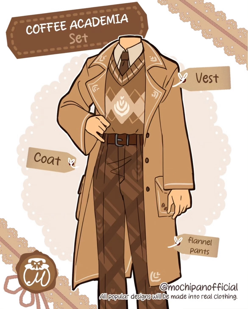(Interest Check) Coffee Academia Masculine Set