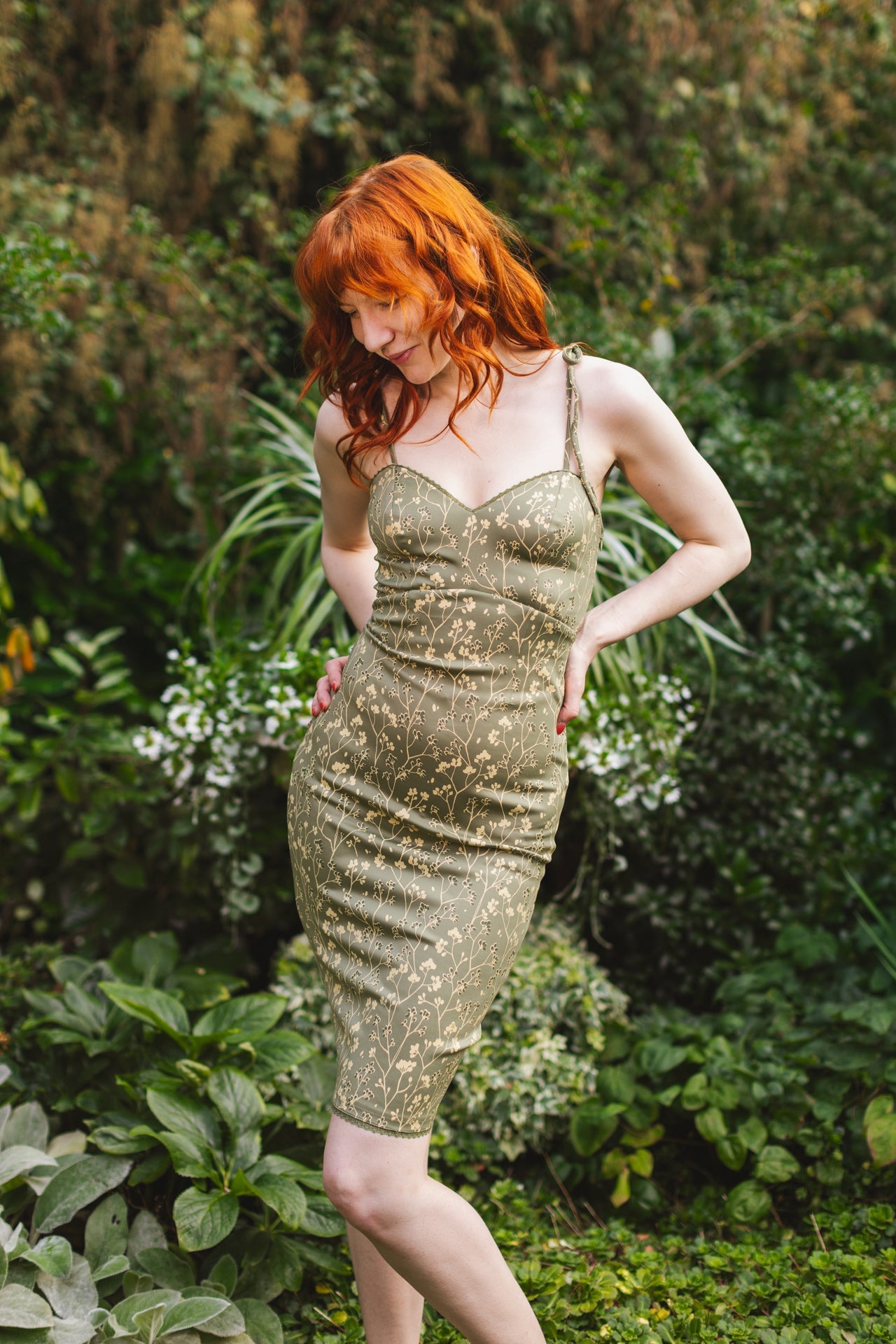 Cottage Bodycon (Green) - Mochipan
