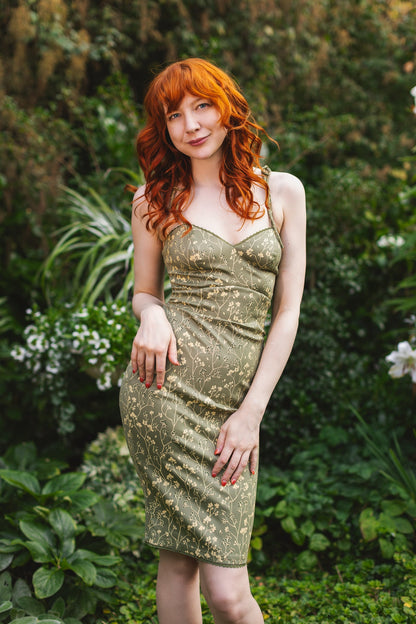 Cottage Bodycon (Green) - Mochipan