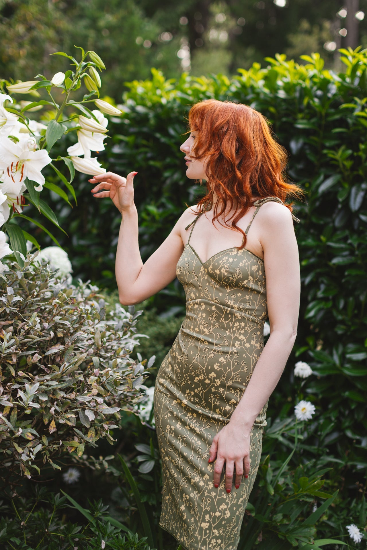 Cottage Bodycon (Green) - Mochipan