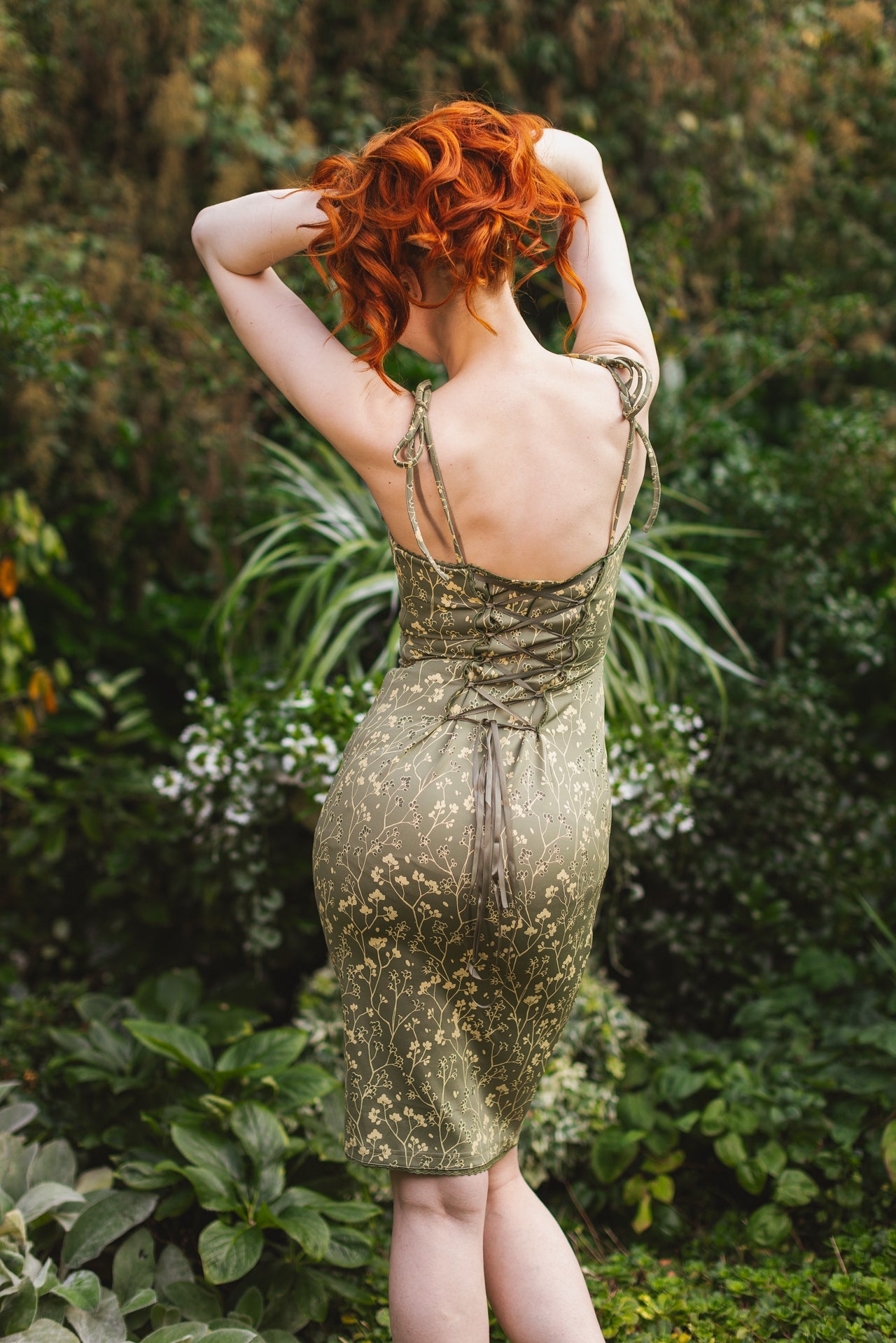 Cottage Bodycon (Green) - Mochipan