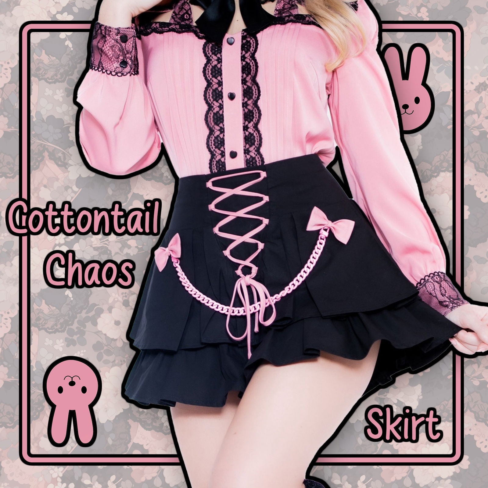 Cottontail Chaos Skirt - Mochipan