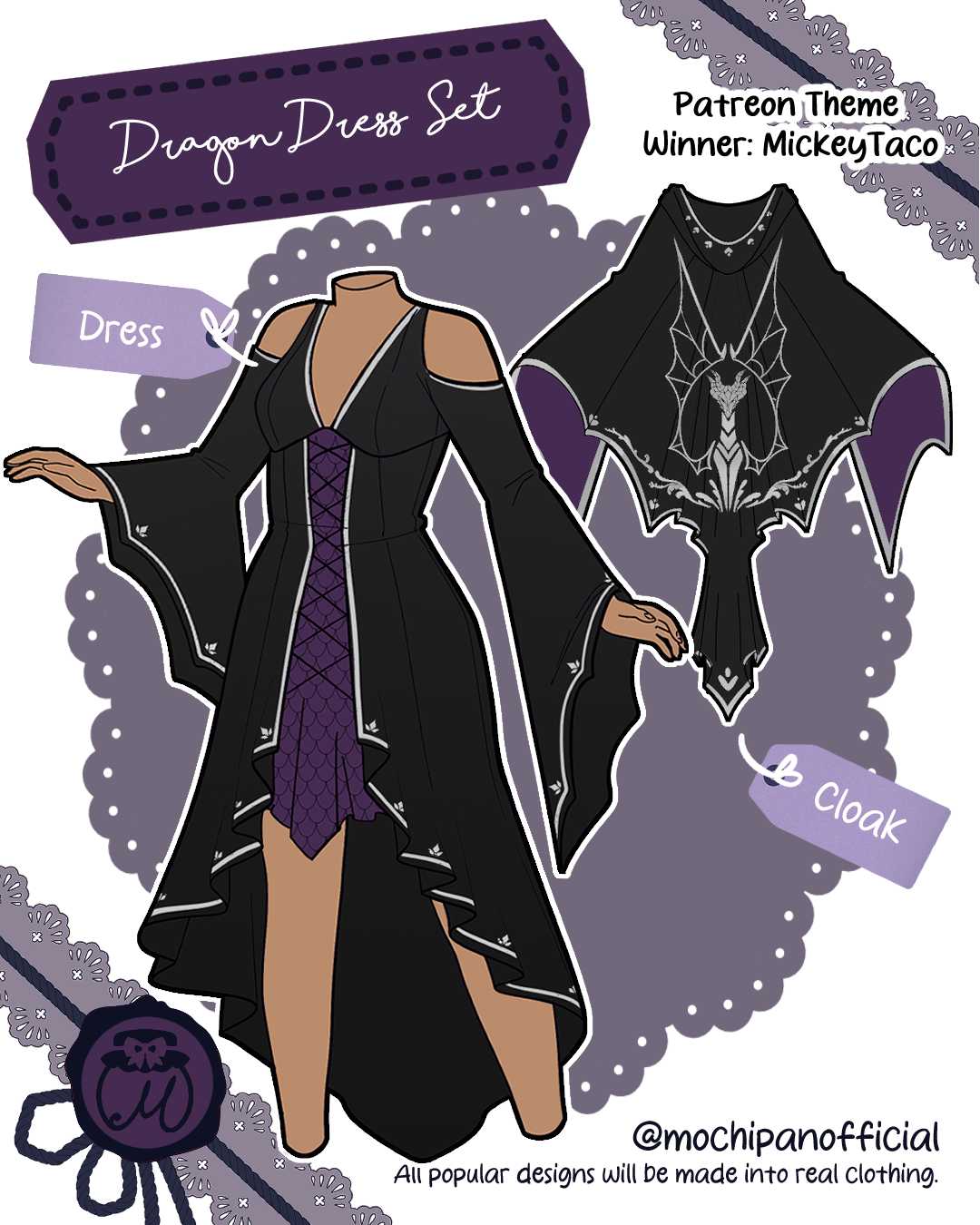 (Interest Check) Dragon Dress & Cloak