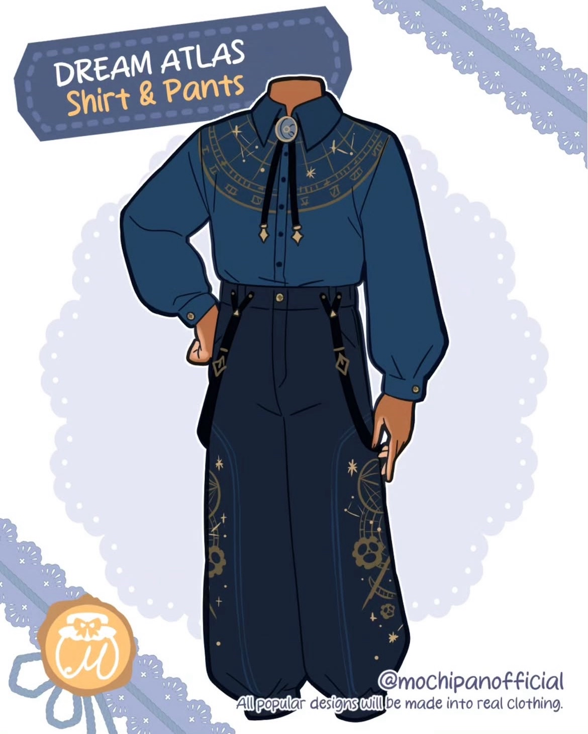 (Interest Check) Dream Atlas Masculine Shirt & Pants