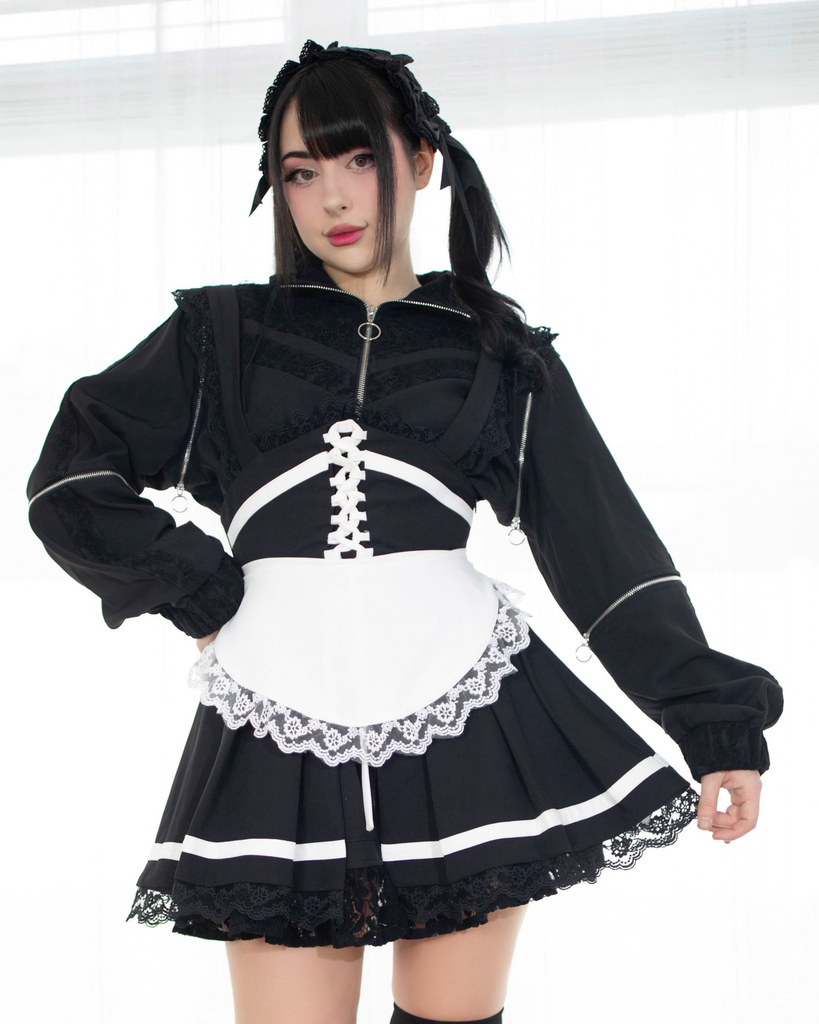 Lacebound Maid Overlay Skirt + Apron