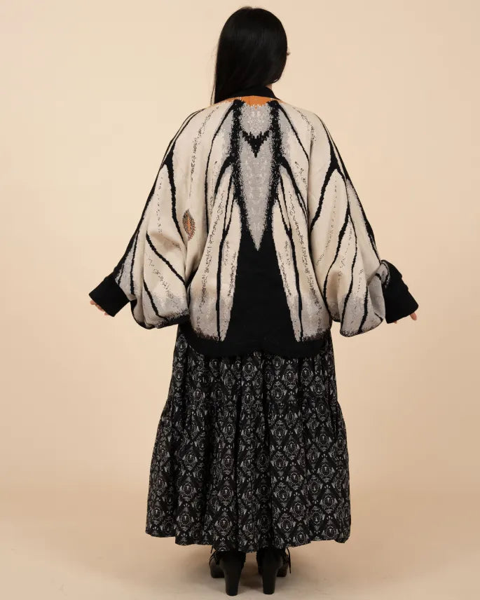(Pre-Order) Ghostly Silk Moth Cardigan