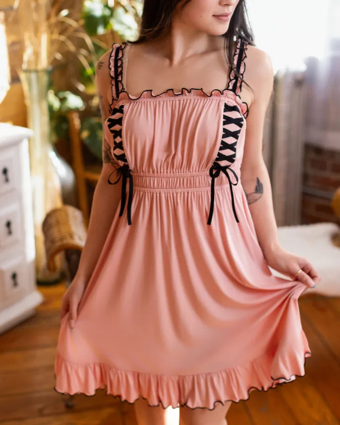 (Pre-Order) Goddess Nightgown in Pink