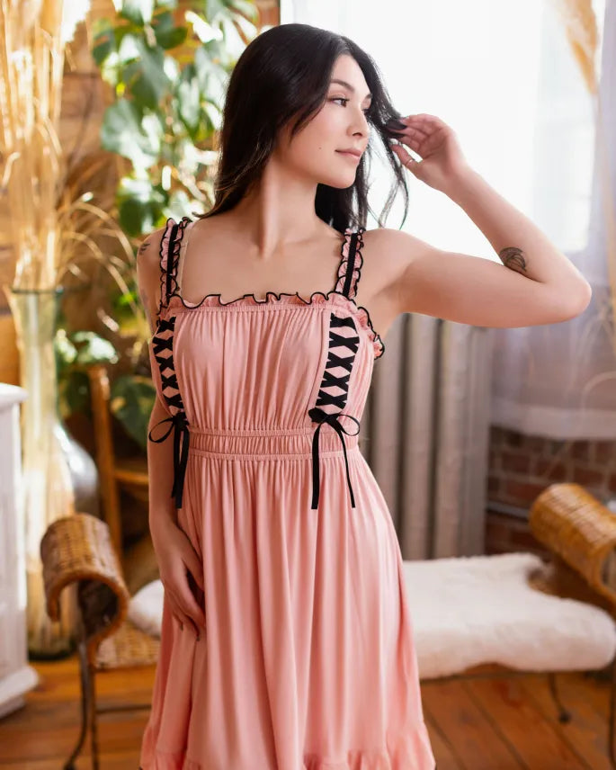 (Pre-Order) Goddess Nightgown in Pink