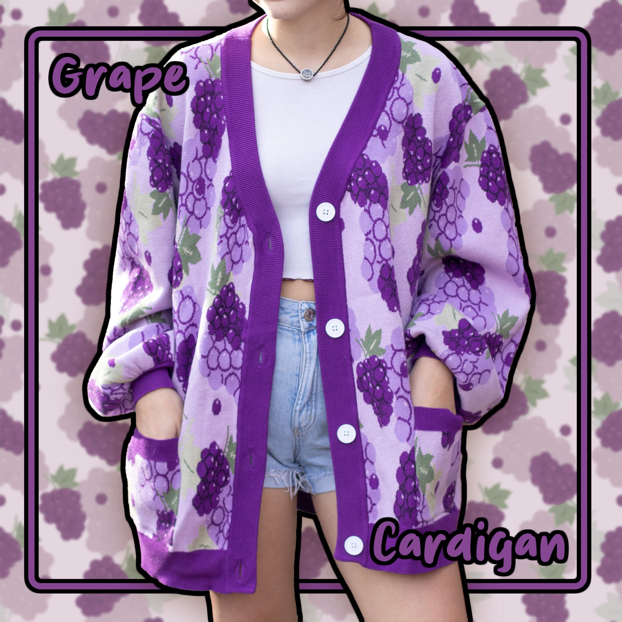(Pre-Order) Grape Cardigan (Round 2)