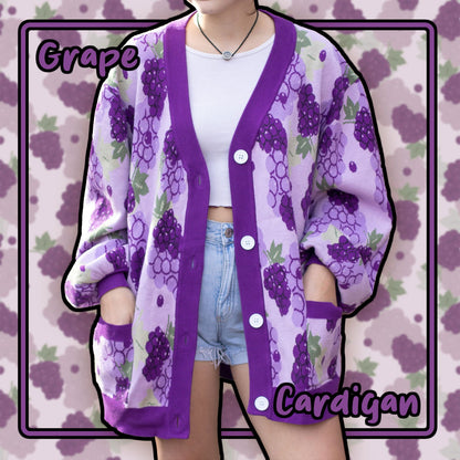 Grape Cardigan - Mochipan