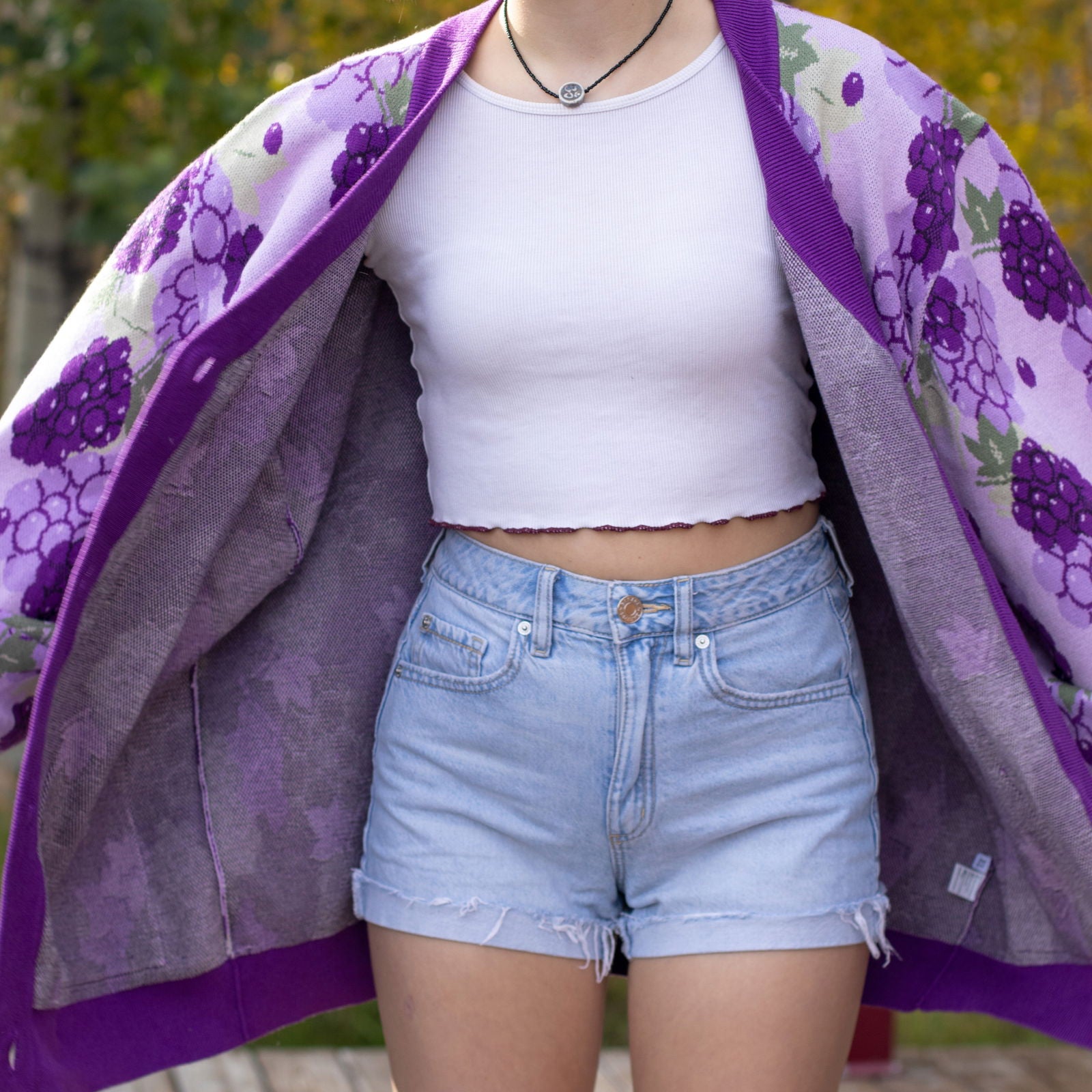 Grape Cardigan - Mochipan