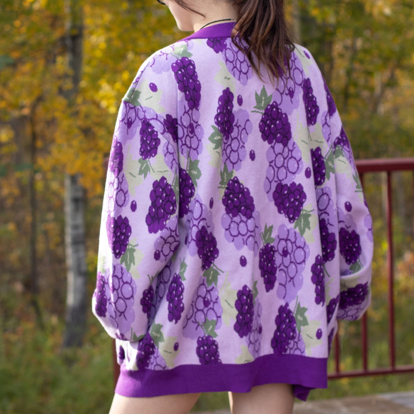 Grape Cardigan - Mochipan