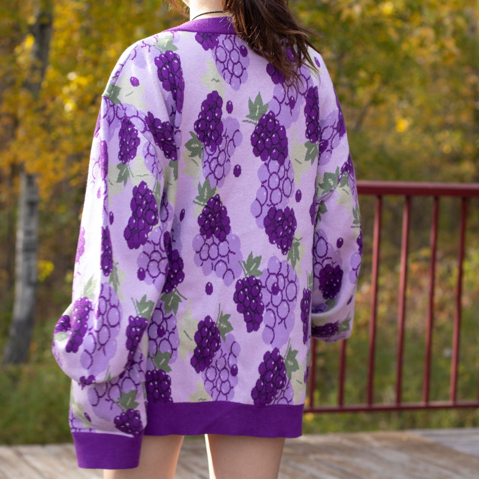 Grape Cardigan - Mochipan