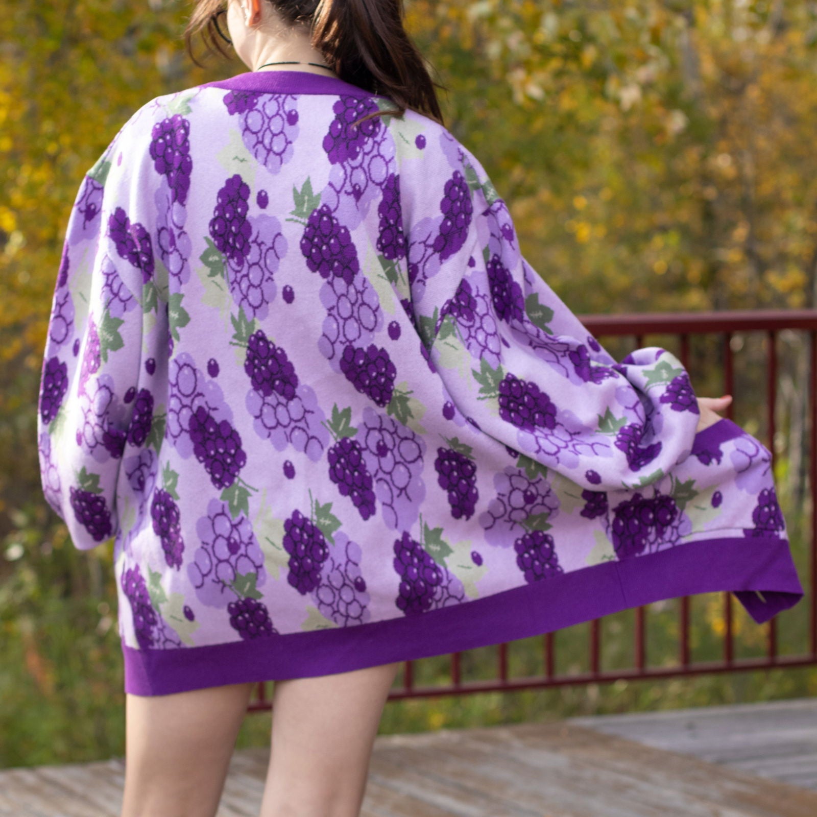 Grape Cardigan - Mochipan