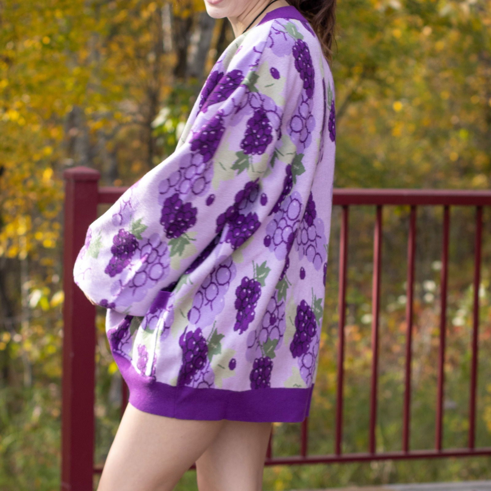 Grape Cardigan - Mochipan