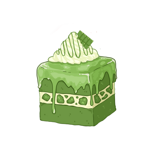 Green Tea Cake Pin - Mochipan