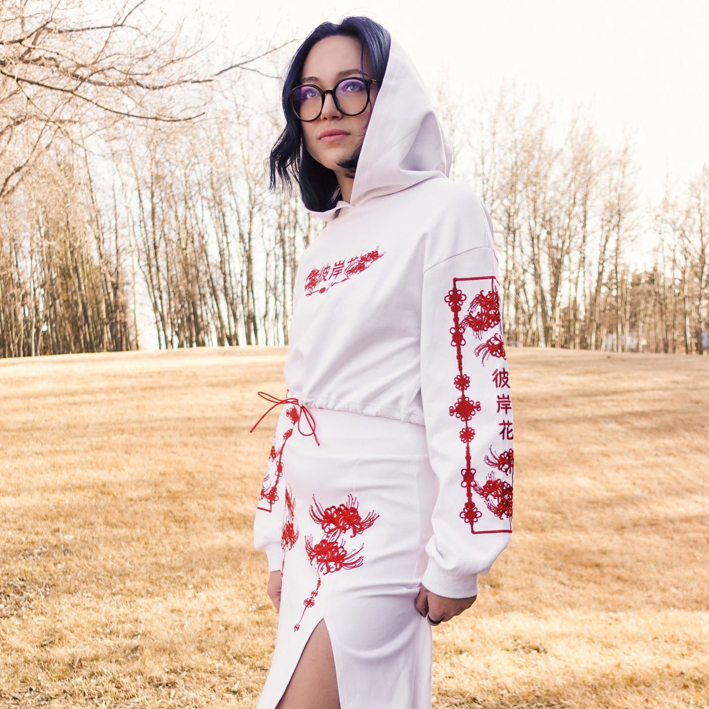 Higanbana (Spider Lily) Hoodie - Mochipan