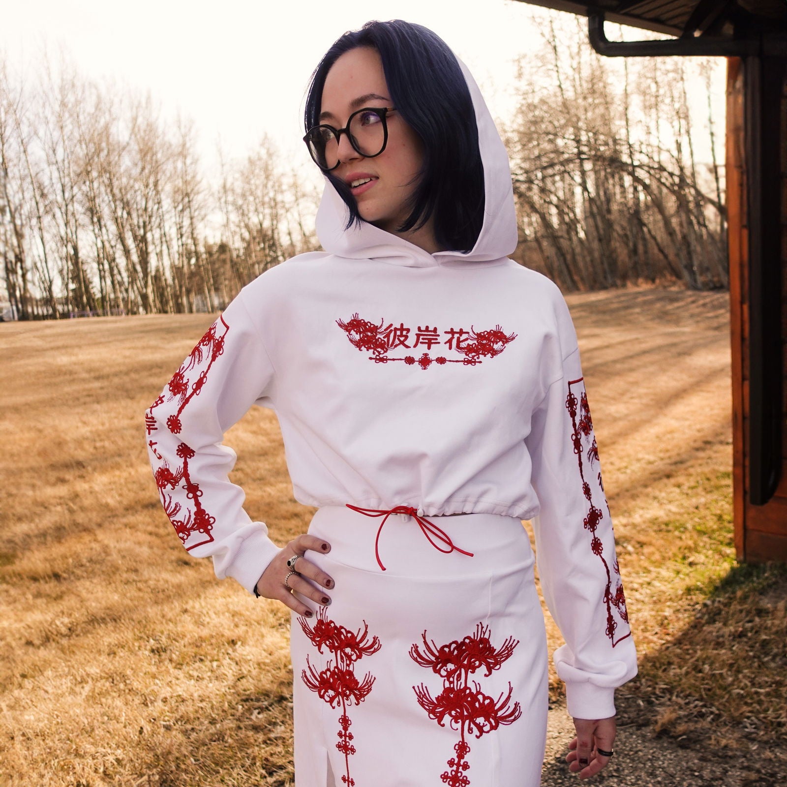 Higanbana (Spider Lily) Hoodie - Mochipan