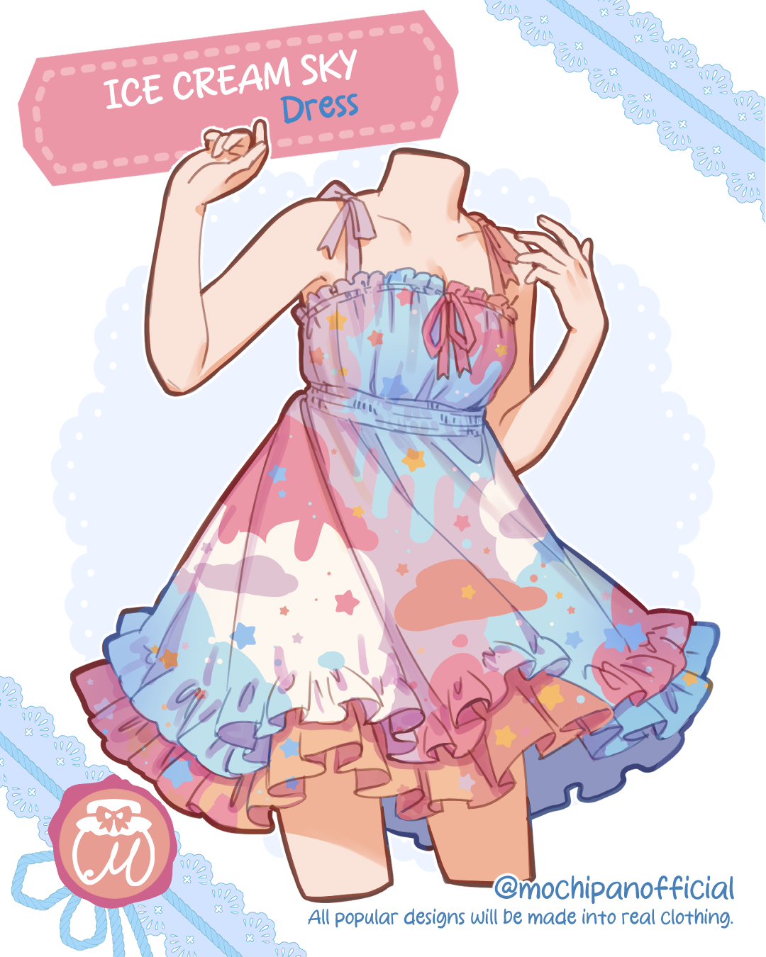 (Interest Check) Ice Cream Sky Dress