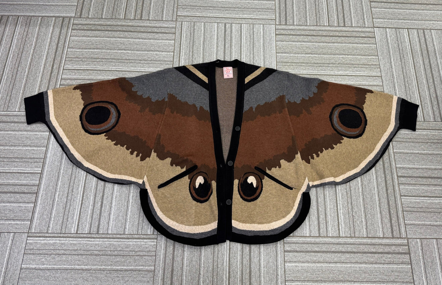 (B-GRADE) Moth Cardigan (Inverted Colors)