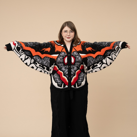 Cecropia Moth Cardigan