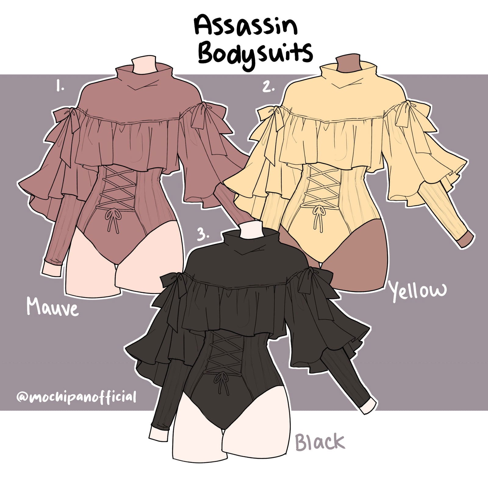 (Interest Check) Assassin Bodysuit - Mochipan