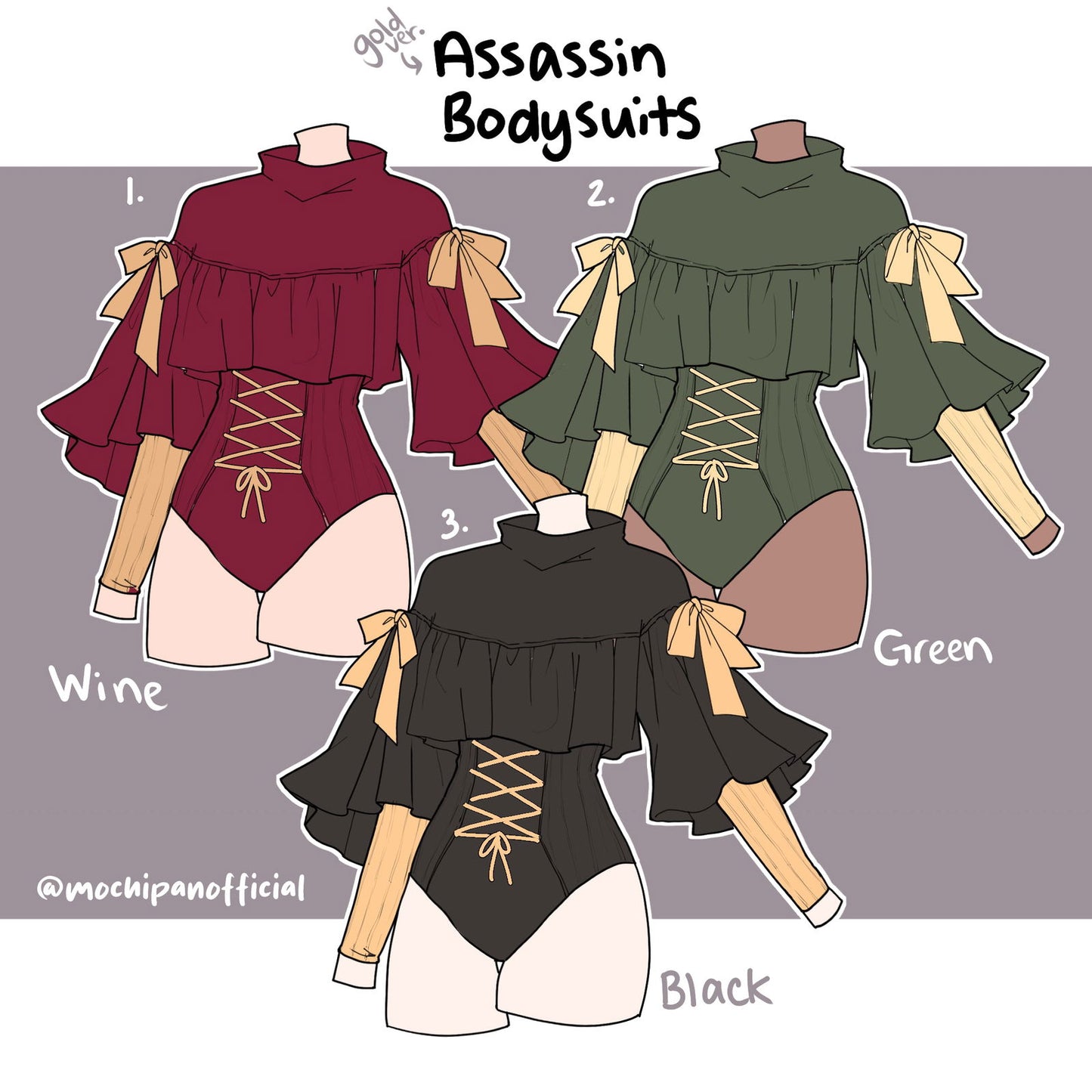 (Interest Check) Assassin Bodysuit - Mochipan