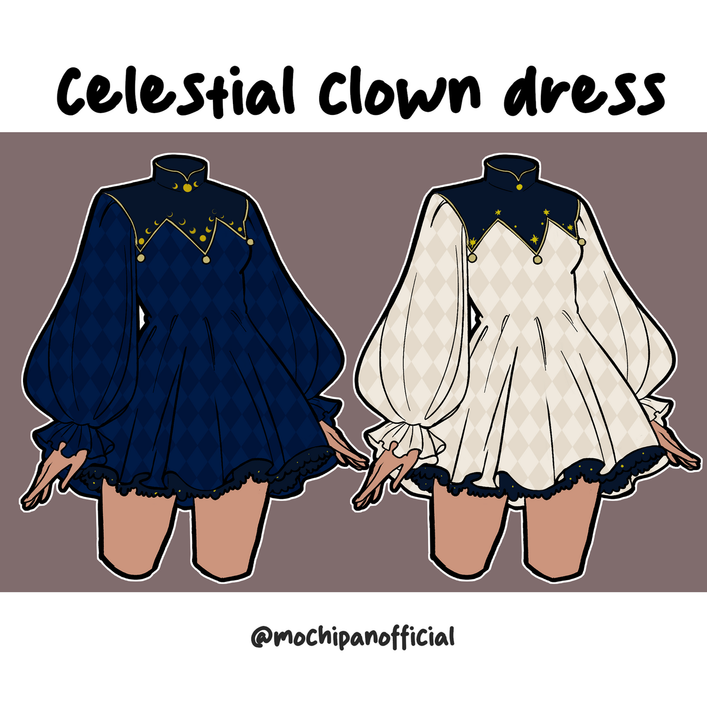 (Interest Check) Celestial Clown Dress - Mochipan