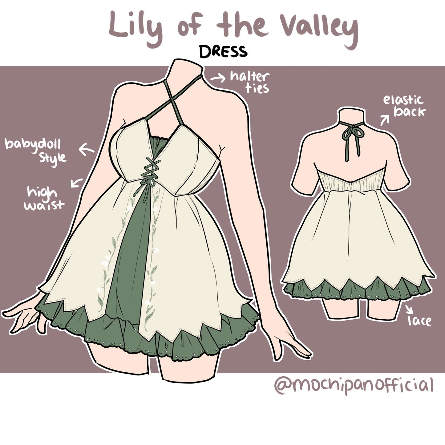 (Interest Check) Lily of the Valley Dress - Mochipan