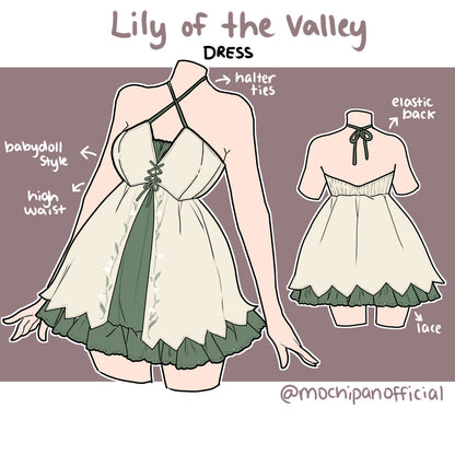 (Interest Check) Lily of the Valley Dress - Mochipan