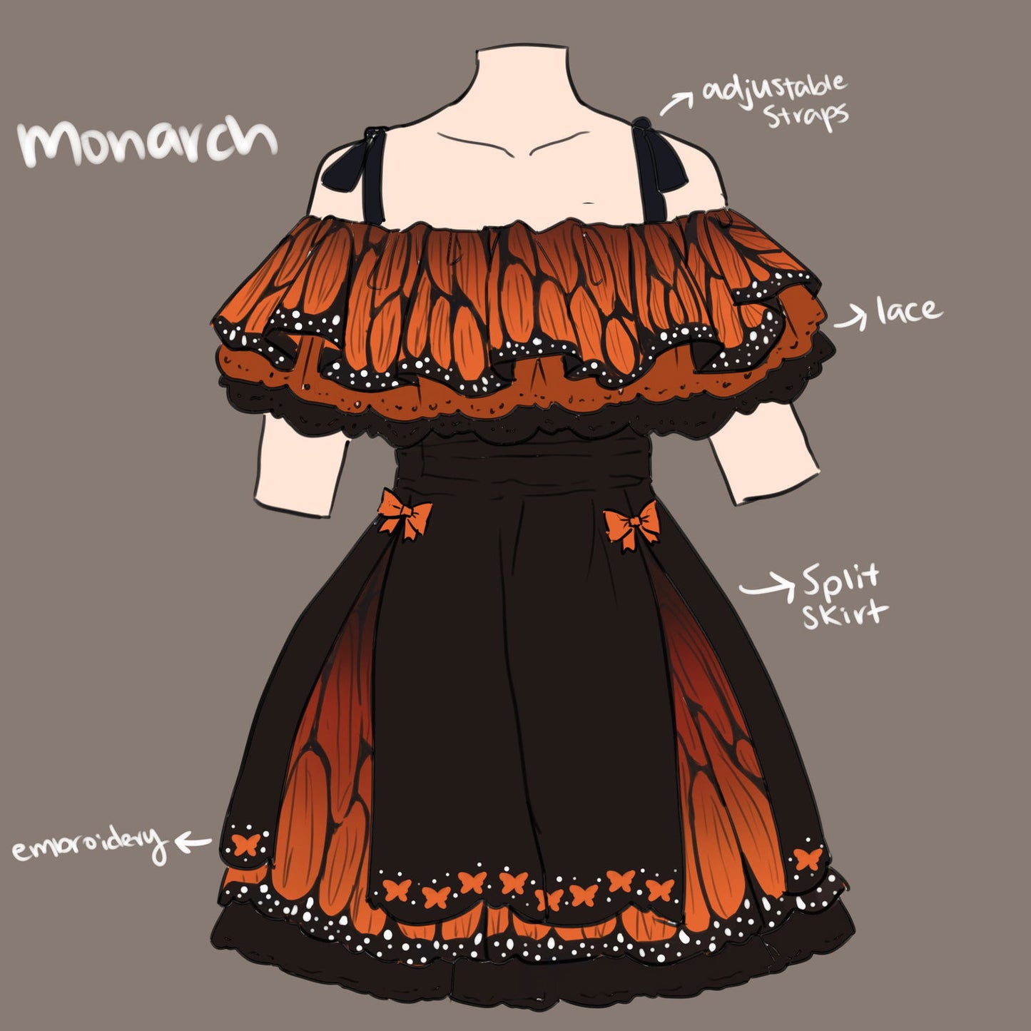 (Interest Check) Monarch Dress - Mochipan