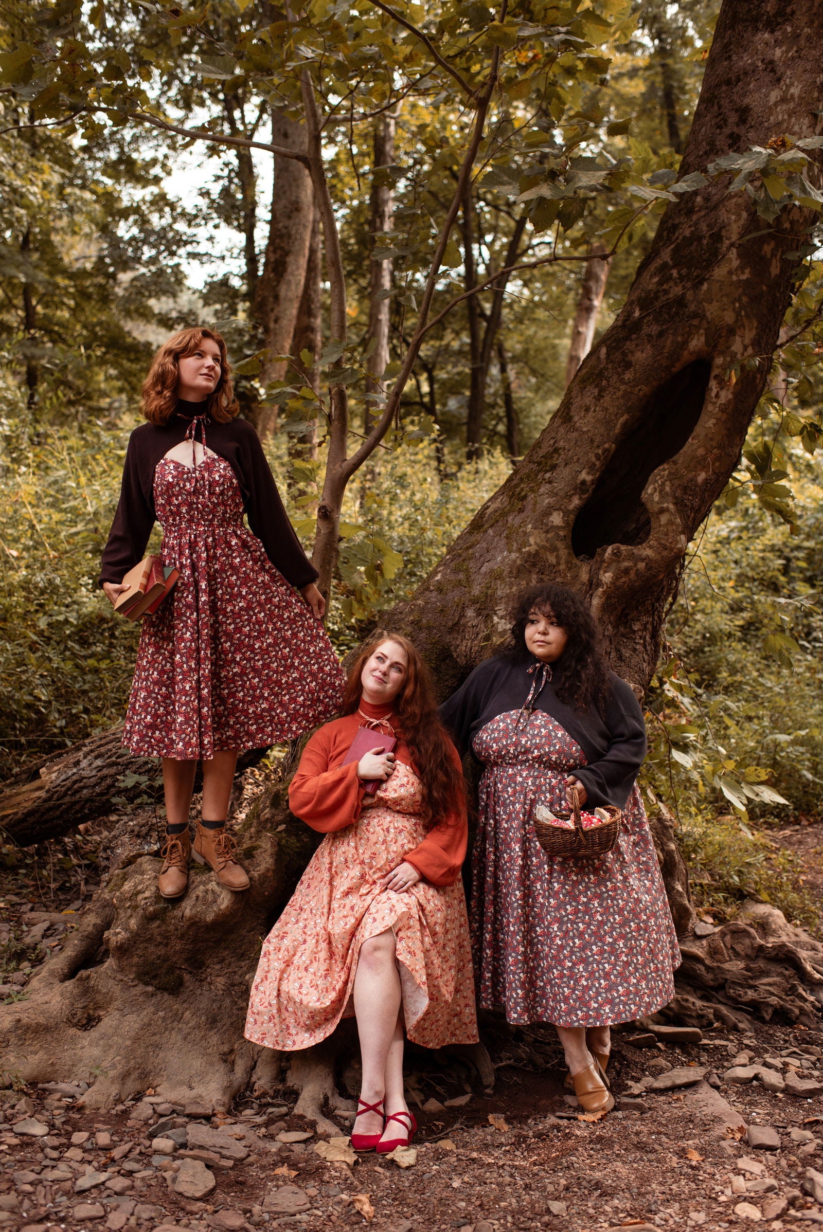 (Interest Check) Mushroom Picnic Dress (Coming September 15th) - Mochipan