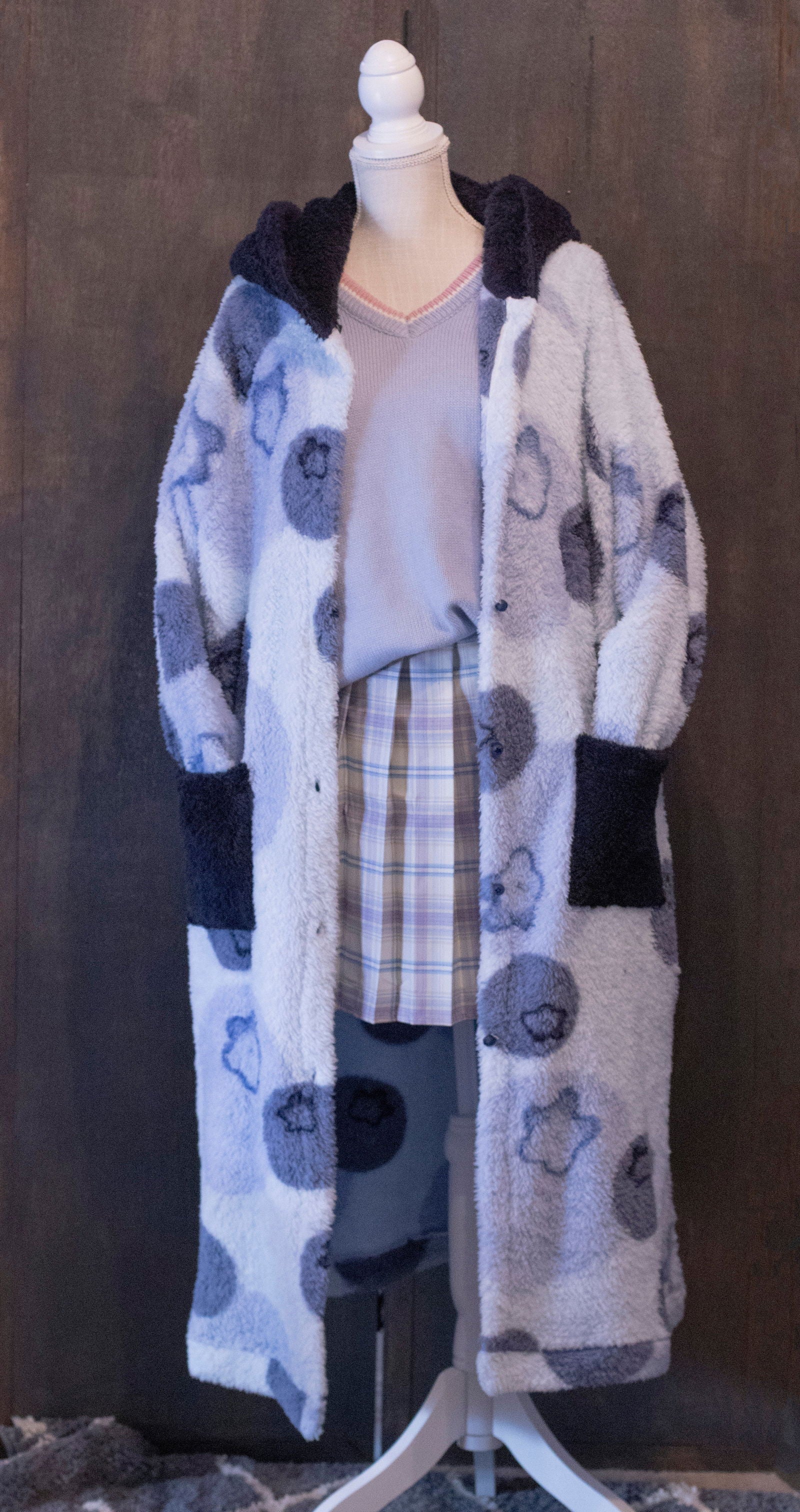 (Interest Check) Soft & Cozy Blueberry Robe - Mochipan
