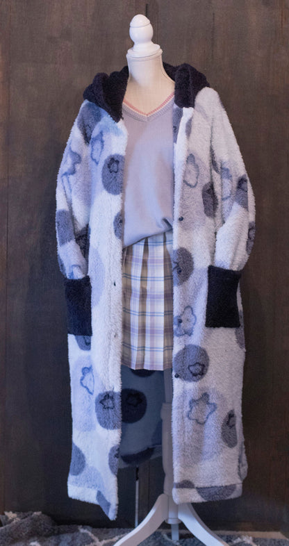 (Interest Check) Soft & Cozy Blueberry Robe - Mochipan