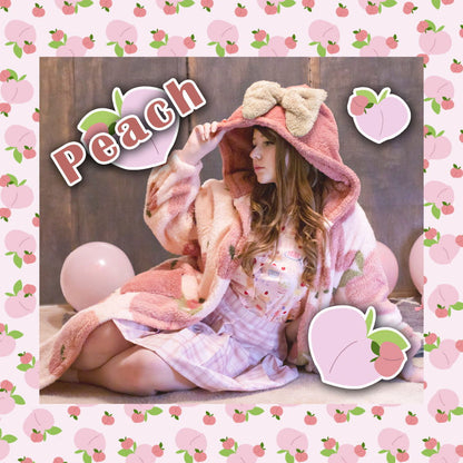 (Interest Check) Soft & Cozy Peach Robe - Mochipan