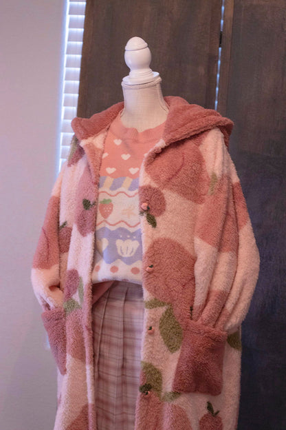(Interest Check) Soft & Cozy Peach Robe - Mochipan